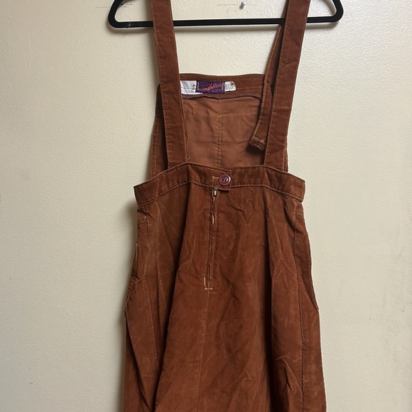 Landlubber Vintage Corduroy 70s Dress/ overall bibs - Picture 4 of 5